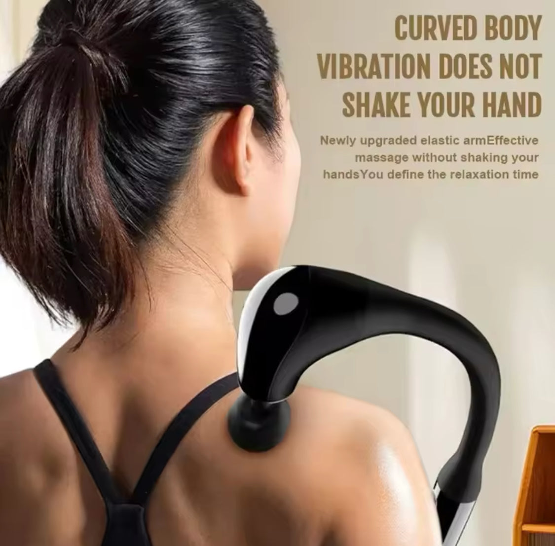 Long Handle Body Massager Gun