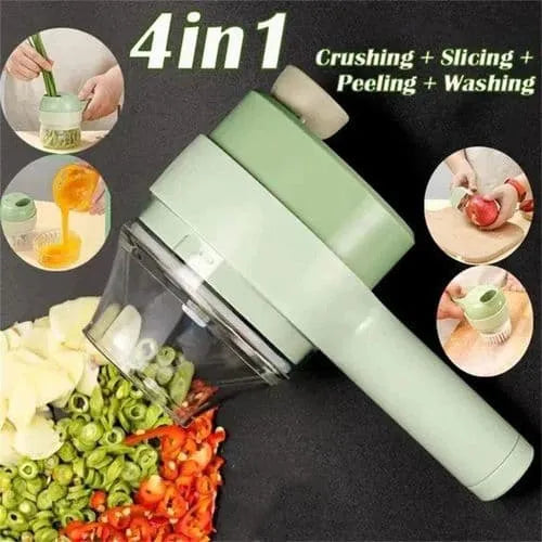 4 in 1 - Electric Vegetable Cutter | Rechargeable