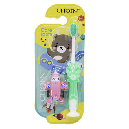 Baby Cartoon Toothbrush with Toy